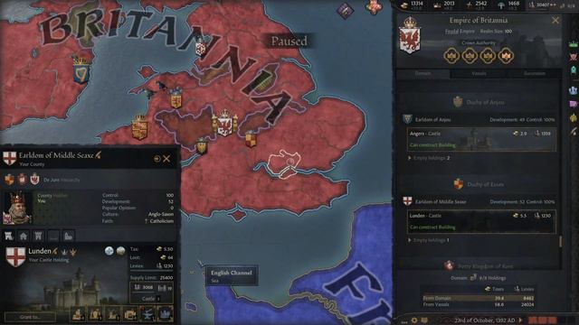 LONG LIVE THE EMPRESS - Let's Play Crusader Kings III - England 1066 - Episode 38 смотреть онлайн