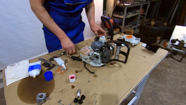 Ремонт бензопилы " Штиль МС-180 ". Часть 2. смотреть онлайн