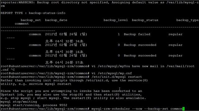 Zmanda Recovery Manager (즉시백업) 3 смотреть онлайн