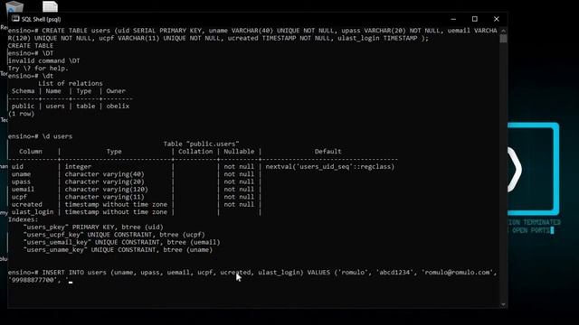 Commands ALTER COLUMN & RENAME COLUMN no PostgreSQL смотреть онлайн