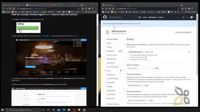 Video Guida - GitHub e Unreal Engine, Registrare Account, Connettere e Scaricare Codice e Addon смотреть онлайн