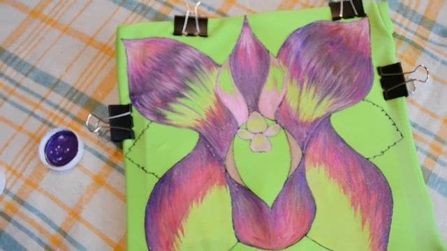 DIY: Роспись костюма для фигурного катания "Flower" смотреть онлайн