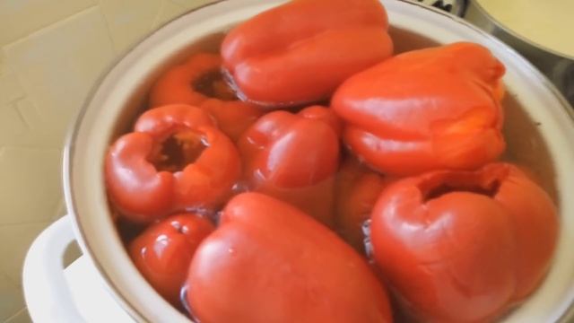 Перец для фаршировки зимой.