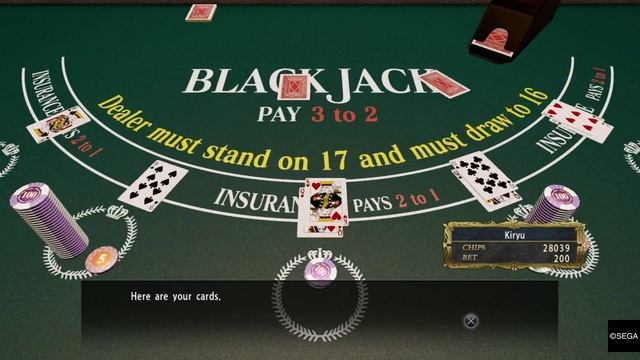 YAKUZA KIWAMI 3000 chips Blackjack Haruka Request смотреть онлайн