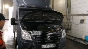 Газель Некст Cummins мойка двигателя
