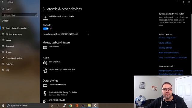 How to Connect BLUETOOTH Mouse or Headphones to PC - Windows 10 смотреть онлайн