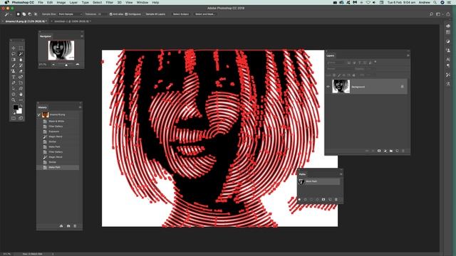 Trace images / photos in Photoshop tutorial how to смотреть онлайн