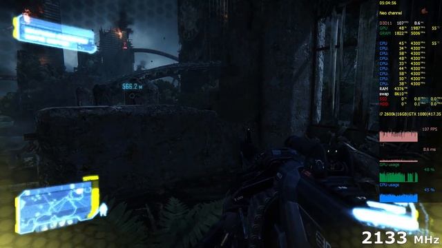 Crysis 3 on DDR3 1333 MHz, 1600 MHz, 1866 MHz, 2133 MHz смотреть онлайн