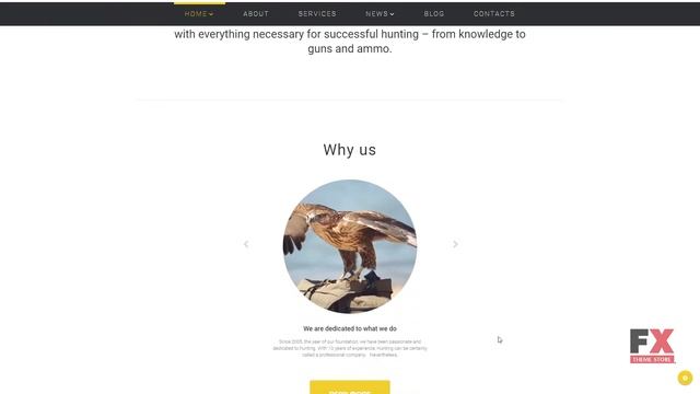 Hunting Club WordPress Theme TMT dowload Hunting Club WordPress смотреть онлайн