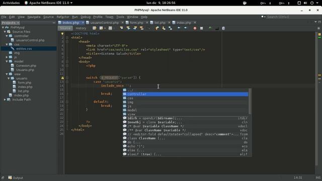 Diseño de Aplicaciones Web : PHP, PDO, MySQL mantenedor usuarios. смотреть онлайн
