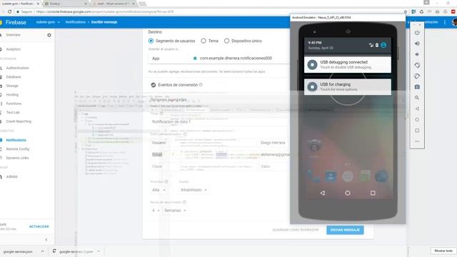 Curso de Android Firebase Cloud Messaging Parte 03: Gestionando la estructura Data смотреть онлайн