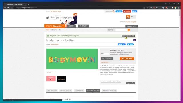 Installing Bodymovin (Lottie) plugin for Adobe After Effects смотреть онлайн