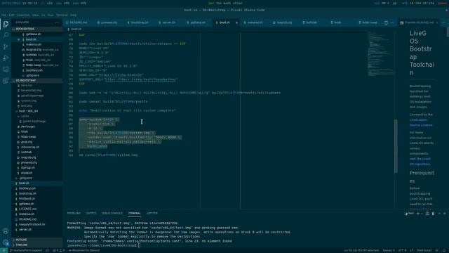Bootstrapping LiveG OS · LiveG Developer Guides смотреть онлайн
