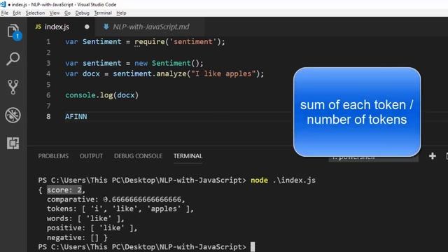 NLP with JavaScript- How to do Sentiment Analysis смотреть онлайн