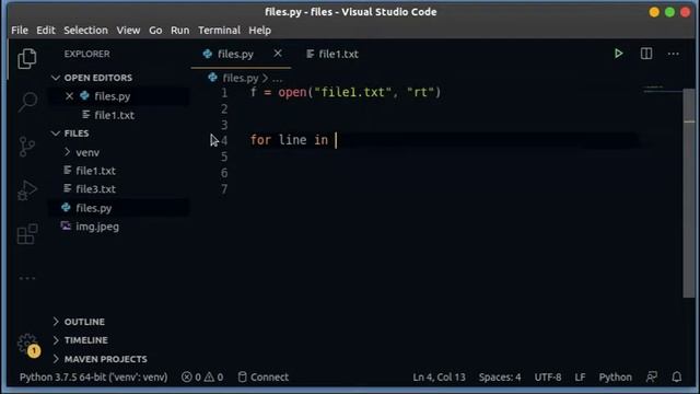 Files in Python смотреть онлайн