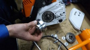 Установка насадки "Короед" на бензопилу STIHL MS180