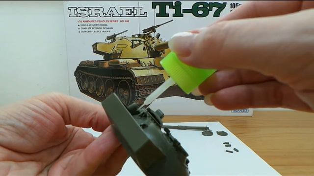 Assembling the model tank TI 67.Сборка и покраска. смотреть онлайн