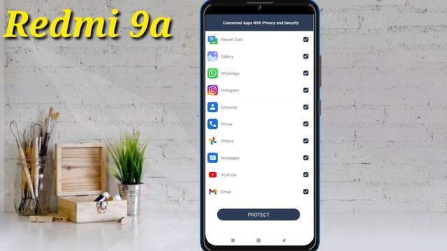 redmi 9a me fingerprint lock kaise lagaye || redmi 9a display fingerprint lock смотреть онлайн