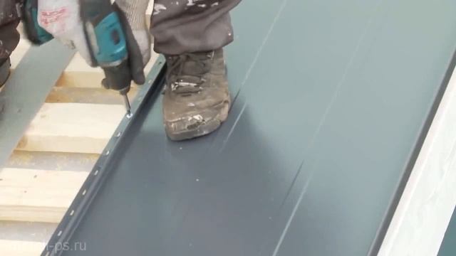 Монтаж фальцевой кровли своими руками смотреть онлайн