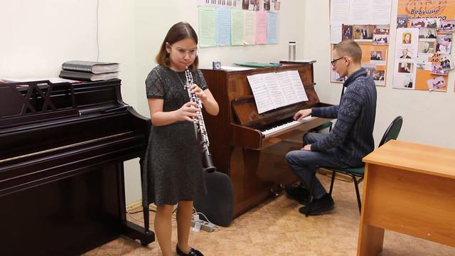 Мокроусова Надежда г.Новосибирск Д.Чимароза Концерт для гобоя с оркестром С-dur 2 часть 2:26. смотреть онлайн