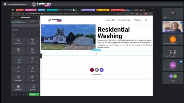 WEB PAGE DESIGN USING ELEMENTOR PAGE BUILDER ON WORDPRESS смотреть онлайн