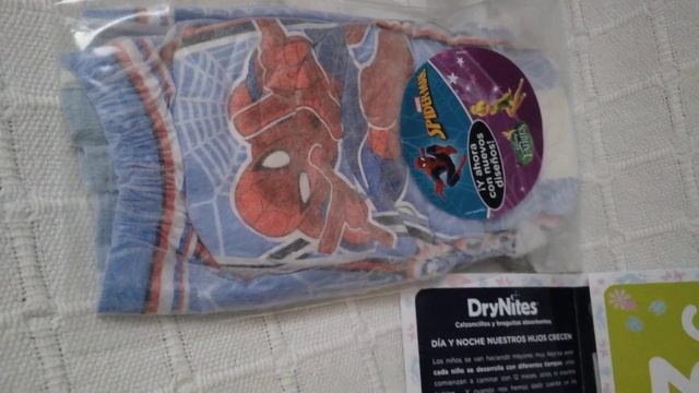 Pañal Drynites de Spiderman de 3 a 5 años смотреть онлайн