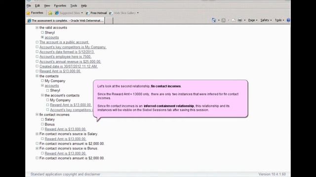 OPA Connector for Siebel v10.4.1 - Inferred Entity Instances смотреть онлайн