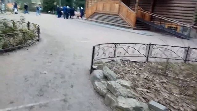 Освещение куличей и яиц в своей любимой церкви в Вырице,Храм Казанской иконы Божией Матери. смотреть онлайн