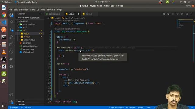 ReactJS (Tamil) - state and Props - Session 02 смотреть онлайн