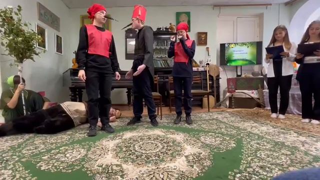 учащиеся 8 б класса читают произведение Д Н Мамина – Сибиряка «Сказка про Комара – Комаровича – дли смотреть онлайн