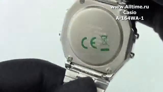 Мужские японские наручные часы Casio A-164WA-1 смотреть онлайн