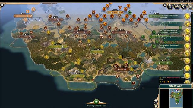 Civ 5 Africa TSL AI Only Battle (Civilization V TSL Africa Mods) #6 смотреть онлайн