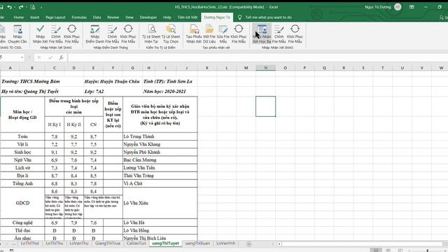 HS THCS HocBaHocSinh 2 xls Compatibility Mode Excel 2021 05 24 11 42 20 смотреть онлайн