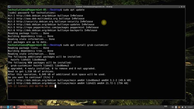 How to Install Grub Customizer on Peppermint OS 11 | Grub Customizer on Peppermint 11 Debian смотреть онлайн
