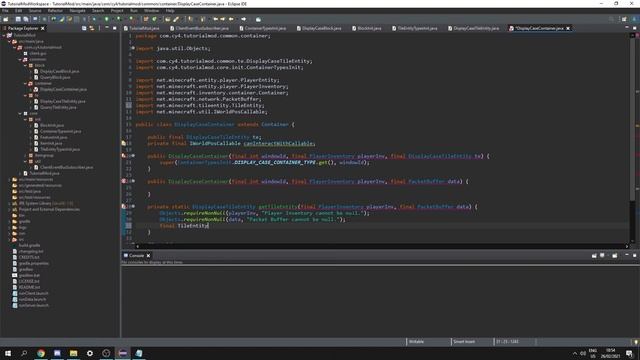 Minecraft Modding Tutorial 1.16 | 8.0 - Containers + GUIs смотреть онлайн