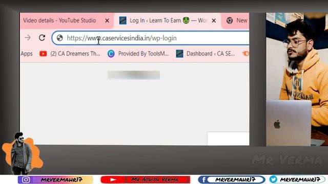 WORDPRESS TUTORIAL : How to login website wordpress | website kaise login kare | By MR ASHISH VERMA смотреть онлайн