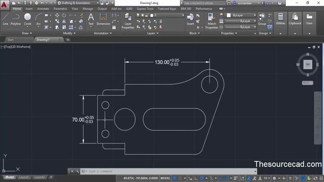 How to add Dual Dimensioning and Tolerance in AutoCAD смотреть онлайн