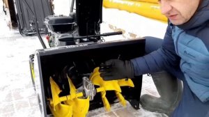 Обзор снегоуборщика HUTER 4100. #снегоуборщик