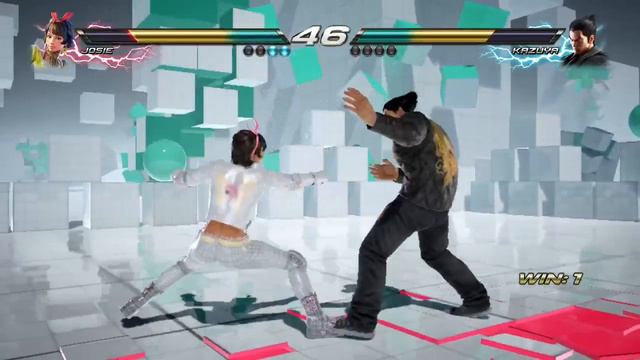 Tekken 7 Josie vs Kazuya Mishima смотреть онлайн