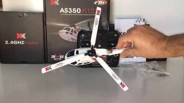 XK AS350 K123 Brushless Scaled Model Helicopter