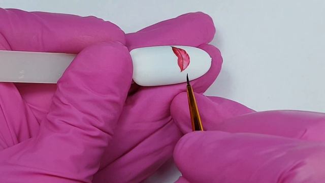 БЫСТРЫЙ ДИЗАЙН ногтей. ОСЕННИЙ маникюр. Губы на ногтях. смотреть онлайн