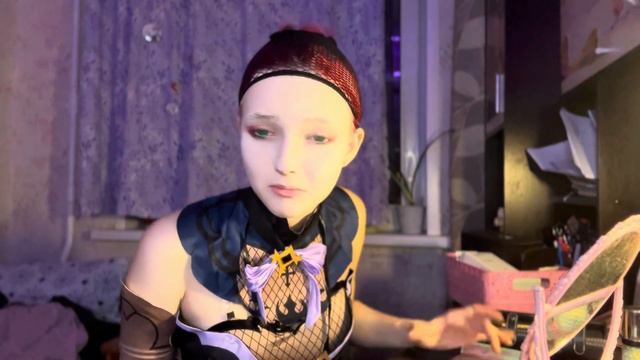 🫧Косплей перевоплощение на Фишль из Геншин Импакт/Cosplay transformation Fischl Genshin Impact ✨ смотреть онлайн