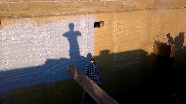 Гидроизоляция фундамента полимочевиной Экотермикс смотреть онлайн
