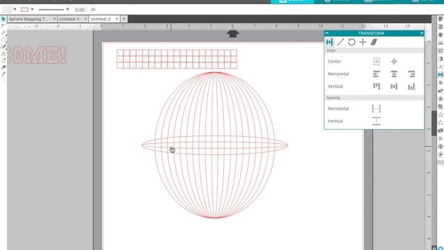 Silhouette Studio Sphere Projecting Tutorial смотреть онлайн