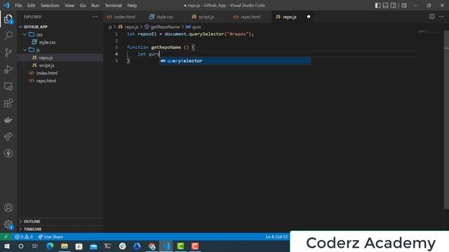 JavaScript GitHub App - Fetch Repo Issues & Final Video смотреть онлайн