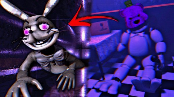 FNAF ШЕДОУ ГЛИТЧТРАП в ВЕНТИЛЯЦИИ и СЕКРЕТНЫЙ ФРЕДДИ из ФНАФ !!!