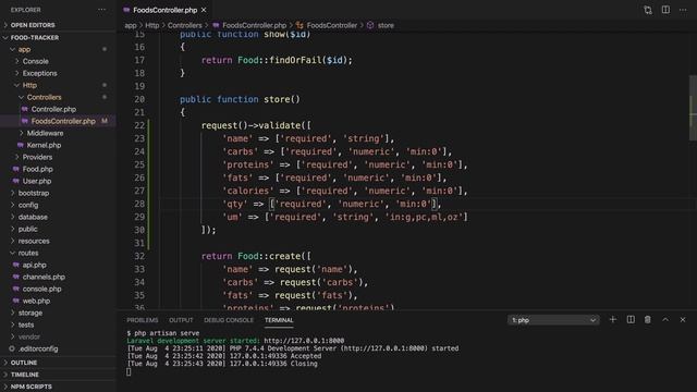 05. Laravel for Frontend developers - request validation смотреть онлайн