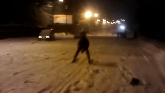 Хмельницкий. На лыжах по городу. DaimonX (c) смотреть онлайн