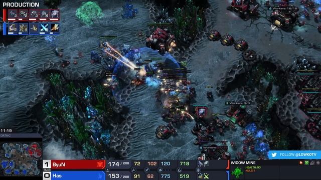 StarCraft 2: Has' AMAZING Eco Cheese vs ByuN! (Best-of-3) смотреть онлайн