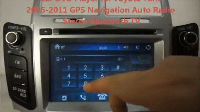 Toyota Yaris Radio DVD TV Bluetooth for Car смотреть онлайн